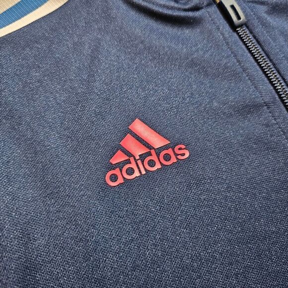 Adidas Pharrell Human Race Track Jacket Women's XS Navy Pink White Soccer Run LE - Picture 4 of 14